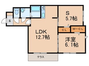 アップルメゾン住吉の物件間取画像